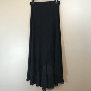 Joseph Ribkoff Layered Hi-Low Vintage Skirt Size 8